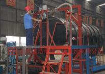 管道車間生產大口徑管道